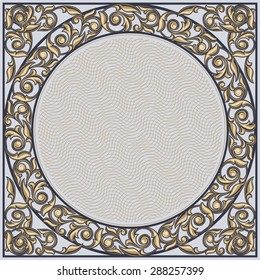 Ornate vintage decorative frame