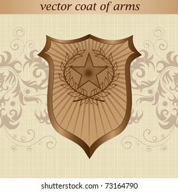 Ornate vintage decorative vector frame with place for text