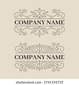 Ornate vintage design elements with calligraphy swirls, swashes, ornate motifs and scrolls. Frames and banners.