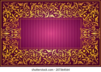 Ornate vintage frame