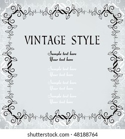 ornate vintage frame
