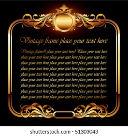 ornate vintage frame