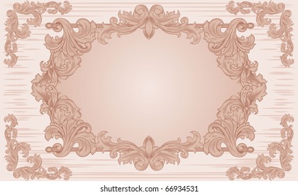 ornate vintage frame