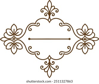 Ornate vintage frames and scroll elements.  dividers, floral motifs. Good for greeting cards, wedding invitations, restaurant menu, royal certificates.
