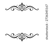 Ornate vintage frames and scroll vector elements. Classic calligraphy swirls, swashes, floral motifs. Good for greeting cards, wedding invitations, restaurant menu, royal certificates and graphic design.