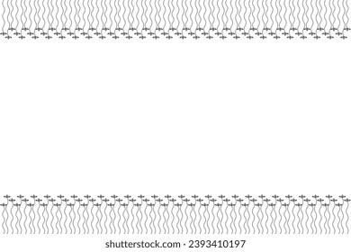 Ornate of vintage style pattern. Classic style stripes black on white background. Design print for textile, trellis, cutting, architecture, interior, fence, textile, wallpaper, background. Set 194