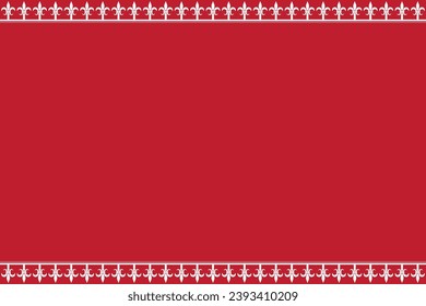 Ornato de patrón de estilo vintage. El estilo clásico rayas blancas sobre fondo rojo. Impresión de diseño para textiles, enrejado, corte, arquitectura, interior, valla, textil, papel pintado, fondo. Establecer 185