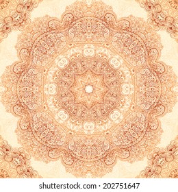Ornate vintage vector seamless pattern tile