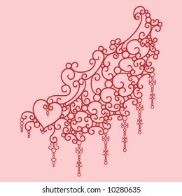 Ornate Wire Wing