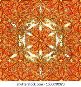 Ornate zentangle texture, endless pattern with abstract flowers. Seamless pattern can be used for wallpaper, web page background, surface textures. Vector ornaments. Seamless pattern with flowers.