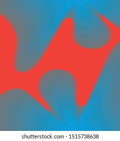  ornge and blue abstract background gradient form