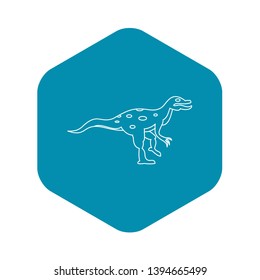 Ornithopod icon. Outline illustration of ornithopod vector icon for web