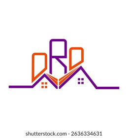ORO Real State logo design, ORO logotipo simples e moderno. ORO design de alfabeto luxuoso  