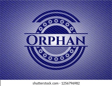 Orphan with denim texture