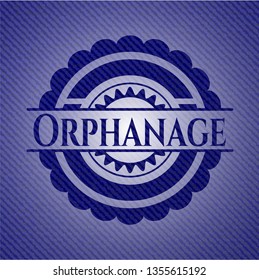 Orphanage denim background