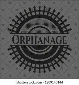 Orphanage realistic dark emblem