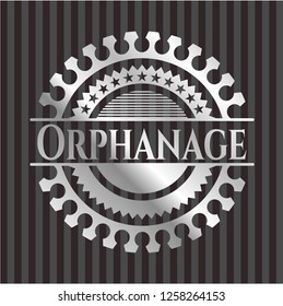 Orphanage silver badge or emblem