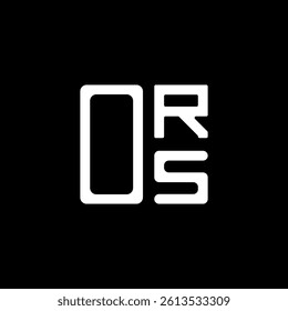 ORS letter logo creative design with vector graphic, ORS simple and modern logo. ORS luxurious alphabet design  