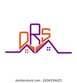 ORS Real State logo design, ORS simple and modern logo. ORS luxurious alphabet design  