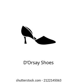 orsay shoes icon in vector. logotype