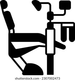 Orthodontic chairs concept, Mobile Independent Design vector icon design, odontology symbol, oral medicine sign, Dental instrument stock illustration