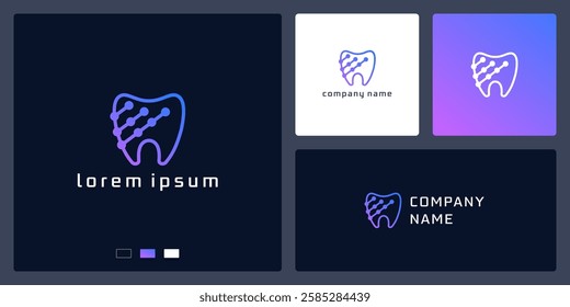 orthodontist logo design dental tech