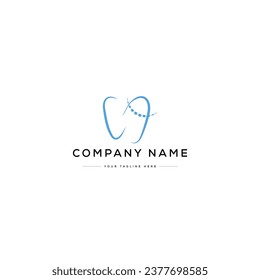 Orthodontist Logo Design. Usable for Business Logos. Flat Vector Logo Design Template