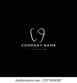 Orthodontist Logo Design. Usable for Business Logos. Flat Vector Logo Design Template