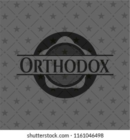Orthodox black emblem