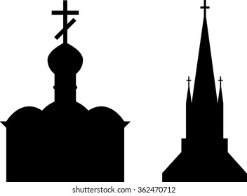 Orthodox and Catholic churches