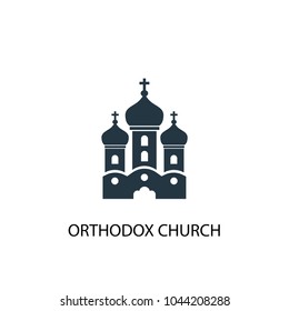 Orthodox Church icon. Simple element illustration. Orthodox Church concept symbol design from Russia collection. Can be used for web and mobile.