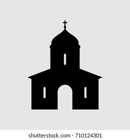 Orthodox church. Vector icon