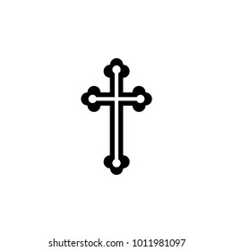 Orthodox cross icon. Element of religious culture icon. Premium quality graphic design icon. Signs, outline symbols collection icon for websites, web design, mobile app on white background