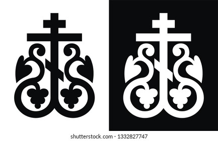 Orthodox cross Vector