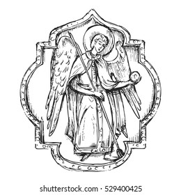 Orthodox icon illustration
