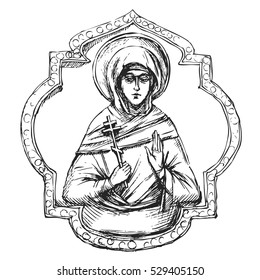 Orthodox icon illustration