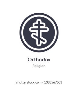 orthodox icon. isolated orthodox icon vector illustration from religion collection. editable sing symbol can be use for web site and mobile app