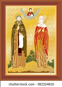  Orthodox icon vector church faith