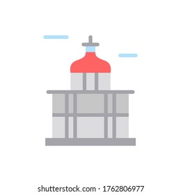 Orthodox, lighthouse icon. Simple color vector elements of pharos icons for ui and ux, website or mobile application