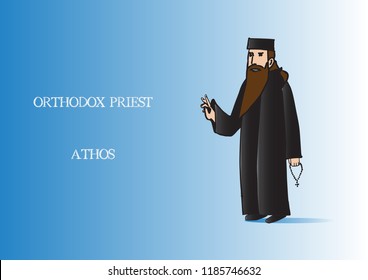 AN ORTHODOX PRIEST - OF ATHOS