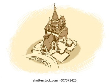 Orthodox Russian church in Sofia