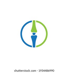 Diseño vectorial del logotipo de la clínica ortopédica