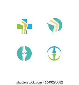 Orthopaedic clinic logo vector illustration