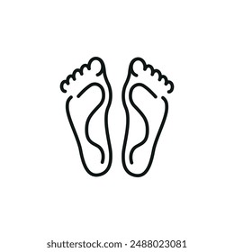 Orthopedic Feet Icon. Simple Orthopedic Feet Icon for Social Media, App, and Web Design.