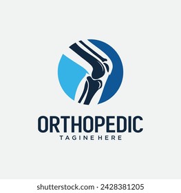 Orthopedic Health Bone Logo Design Treatment Vector Icon	