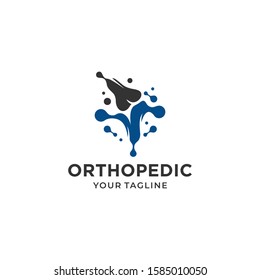 Orthopedic Health Logo Design Vector Template