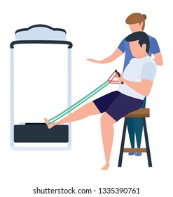 Orthopedic illustration vector design.