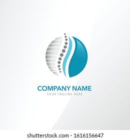 Orthopedic logo or chiropractic wellness logo.