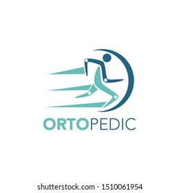 Orthopedic Logo Design Vector Template 