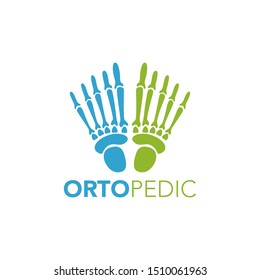 Orthopedic Logo Design Vector Template 